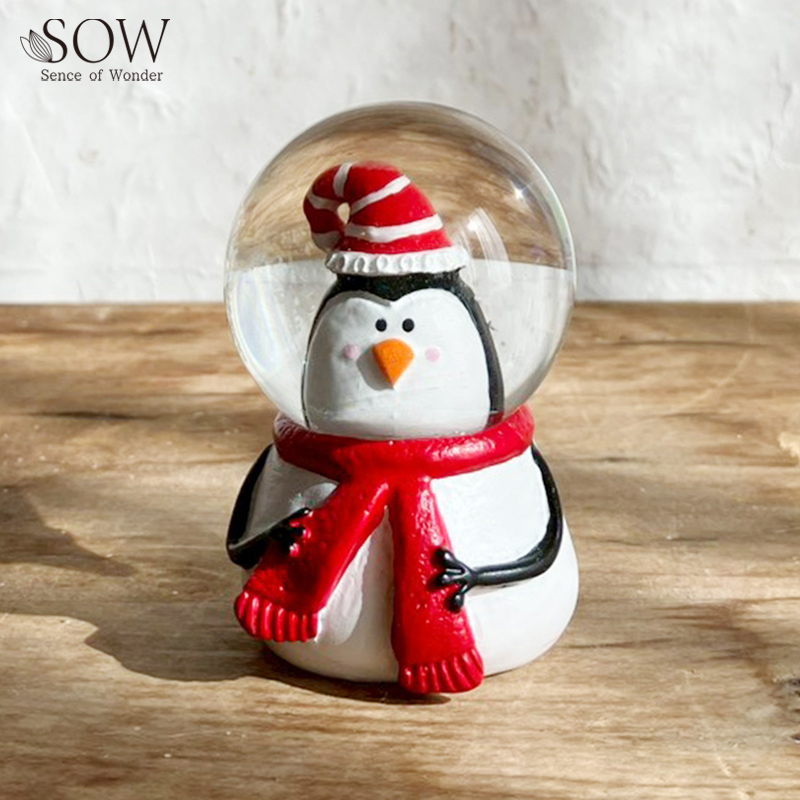 ■SOW（ソウ）■■2026X'mas　先行予約■　ミニスノードーム　ペンギン