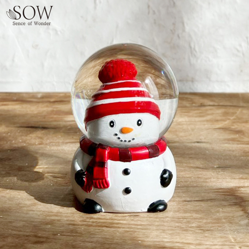 ■SOW（ソウ）■■2026X'mas　先行予約■　ミニスノードーム　スノーマン