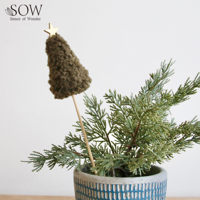 ■SOW（ソウ）■■2026X'mas　先行予約■　フェルトピックツリー　グリーン
