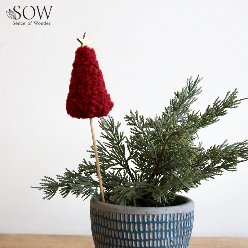 ■SOW（ソウ）■■2026X'mas　先行予約■　フェルトピックツリー　レッド