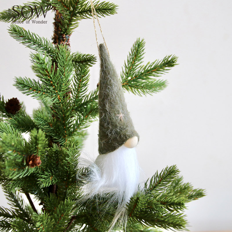 ■SOW（ソウ）■■2026X'mas　先行予約■　フェルトオーナメントノーム　グリーン