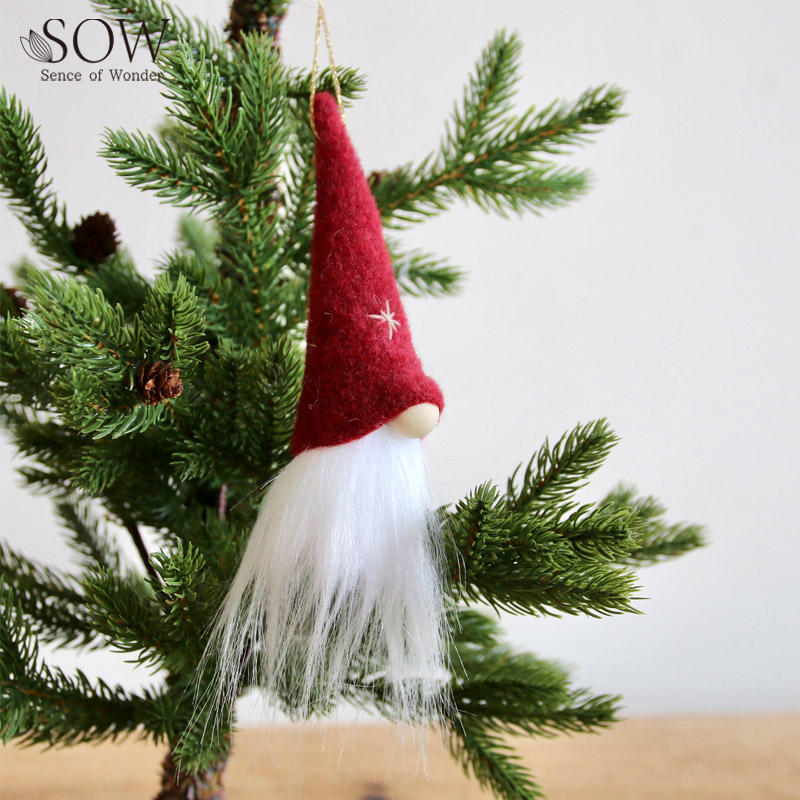 ■SOW（ソウ）■■2026X'mas　先行予約■　フェルトオーナメントノーム　レッド