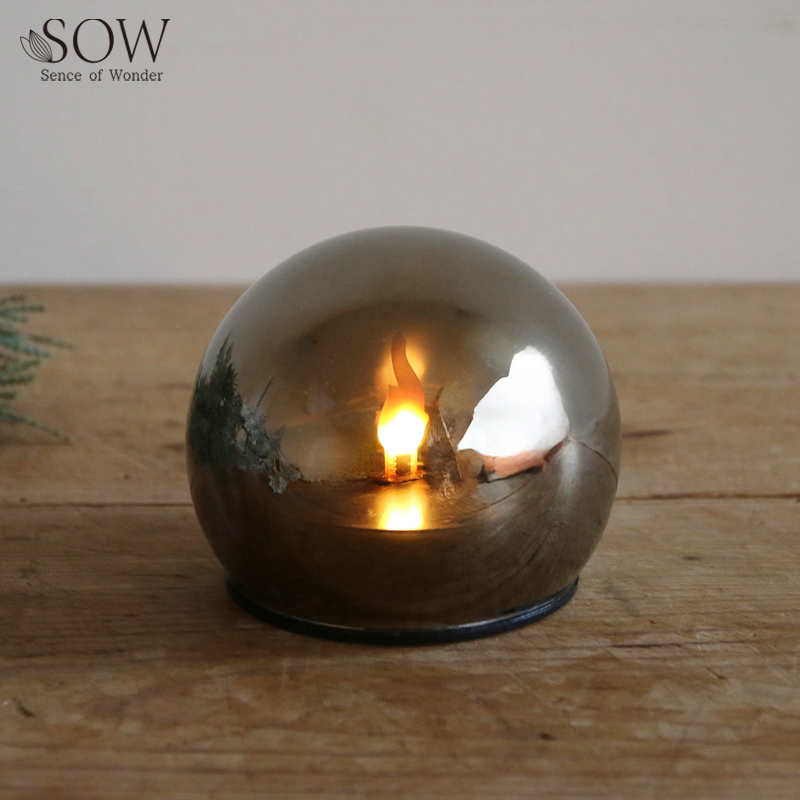 ■SOW（ソウ）■■2026X'mas　先行予約■　ガラスライトドーム　ブラック　Sサイズ