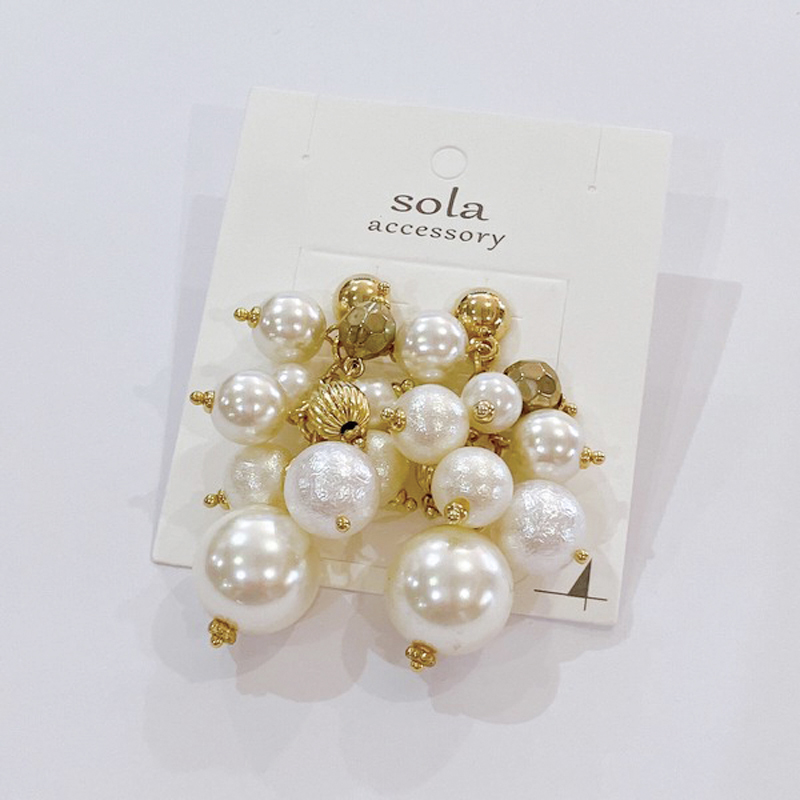 ■SPES（スペース）■■2026AW　新作■　パールピアス　GOLD