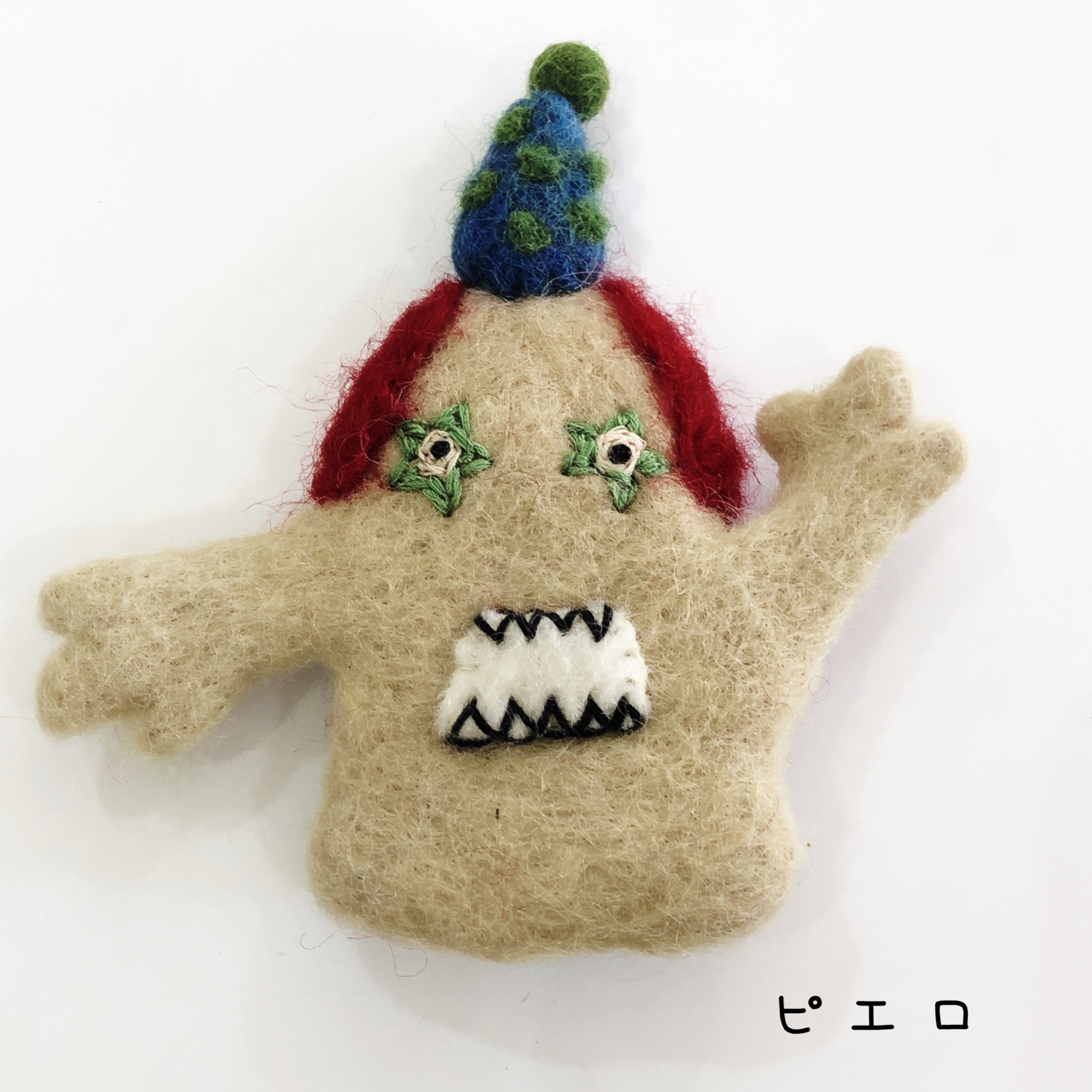 ■SPES（スペース）■■2026AW　新作■　ドンドンふえるとFRIENDS　パペットバッジ　ピエロ