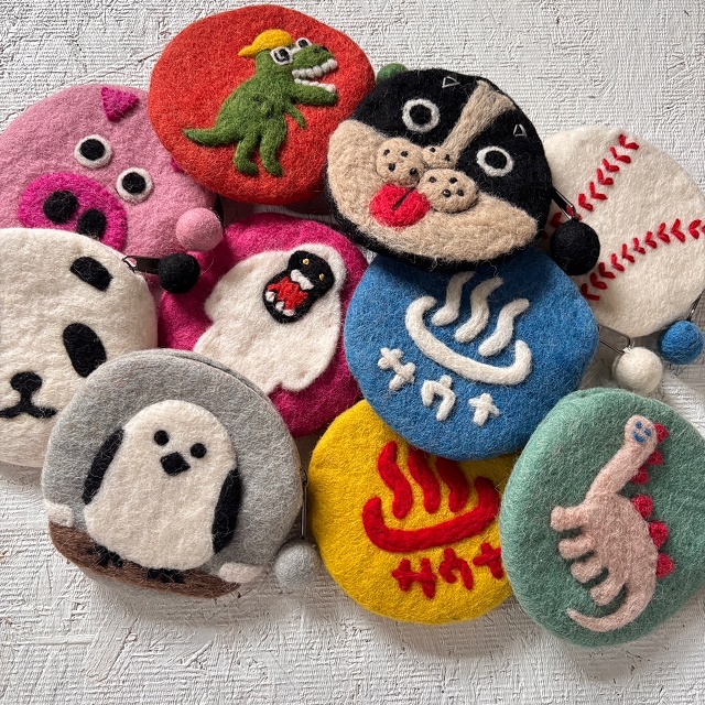 ■SPES（スペース）■■2026AW　新作■　ハンドメイドフェルトコインケース