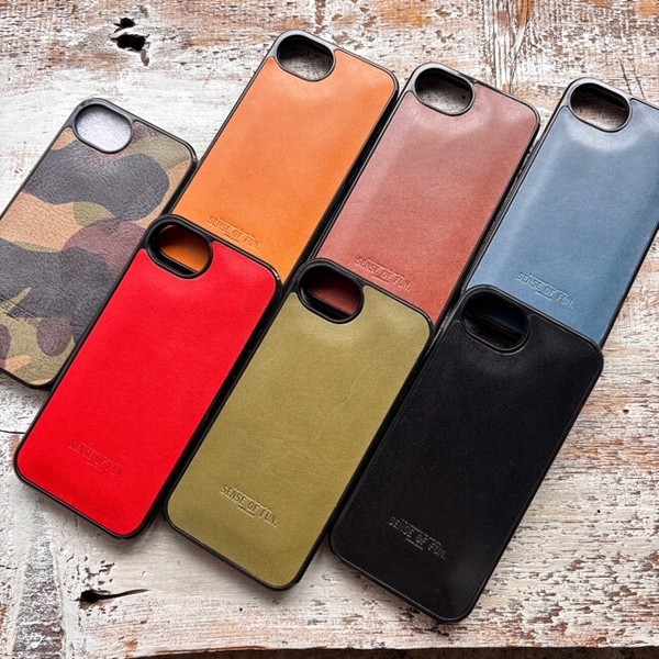 ■SPES（スペース）■■レザー＆フェルト雑貨特集■■2026AW　新作■　iPhone 16e/17e 用ポイントレザーケース