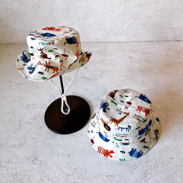 ■SPES（スペース）■■2026AW　新作■　Kids アニマルHAT　WHITE