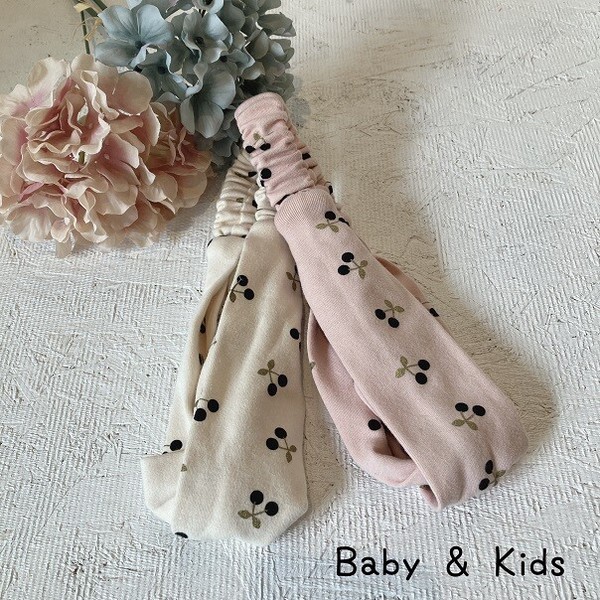■SPES（スペース）■■2026AW　新作■　Baby&Kids チェリーターバン
