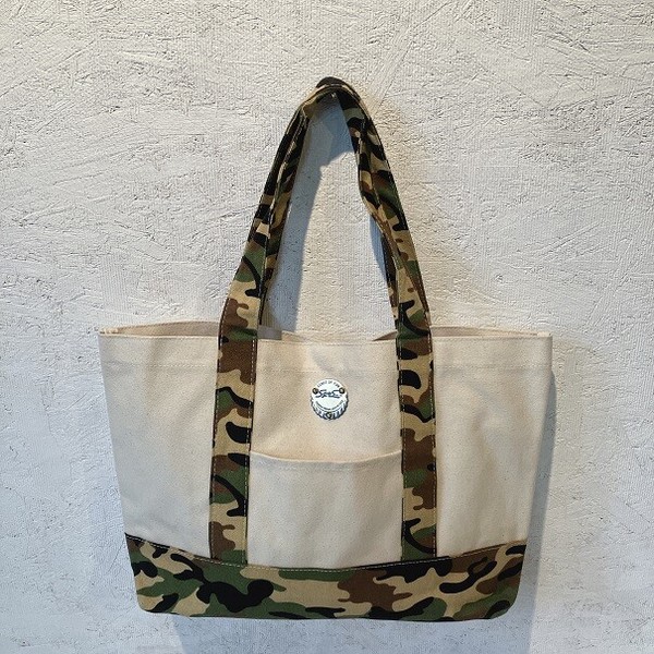 ■SPES（スペース）■■2026AW　新作■　キャンバストートバッグ　 迷彩