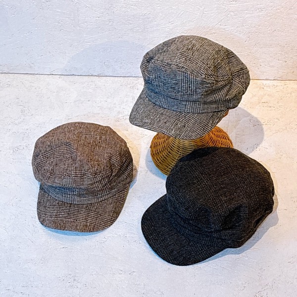 ■SPES（スペース）■■2026AW　新作■　チェック柄　マリンCAP