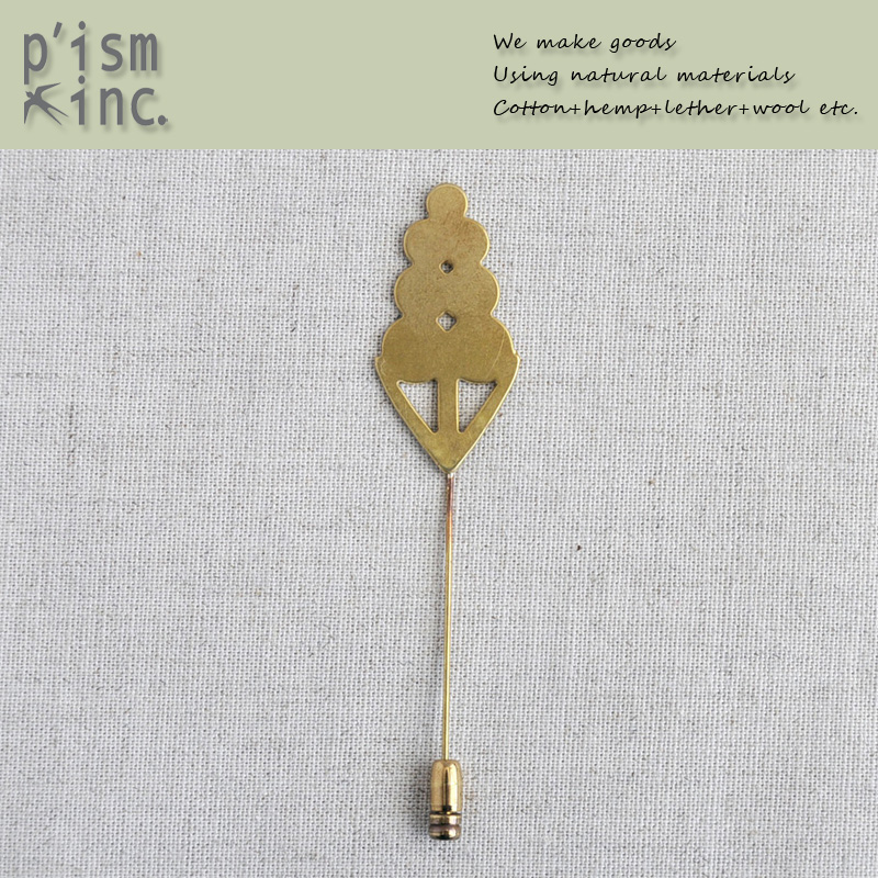 ■ピズム■　Brass Stole Pin　MUSCARI