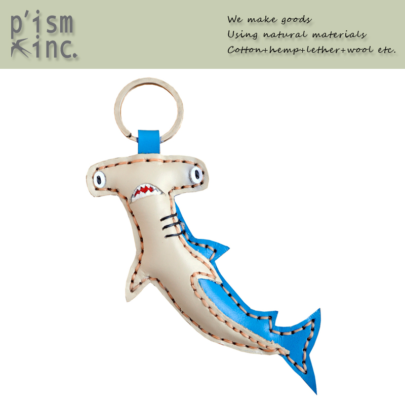 ■ピズム■■2025AW　新作■　レザーkeyホルダー　Hummer Head Shark