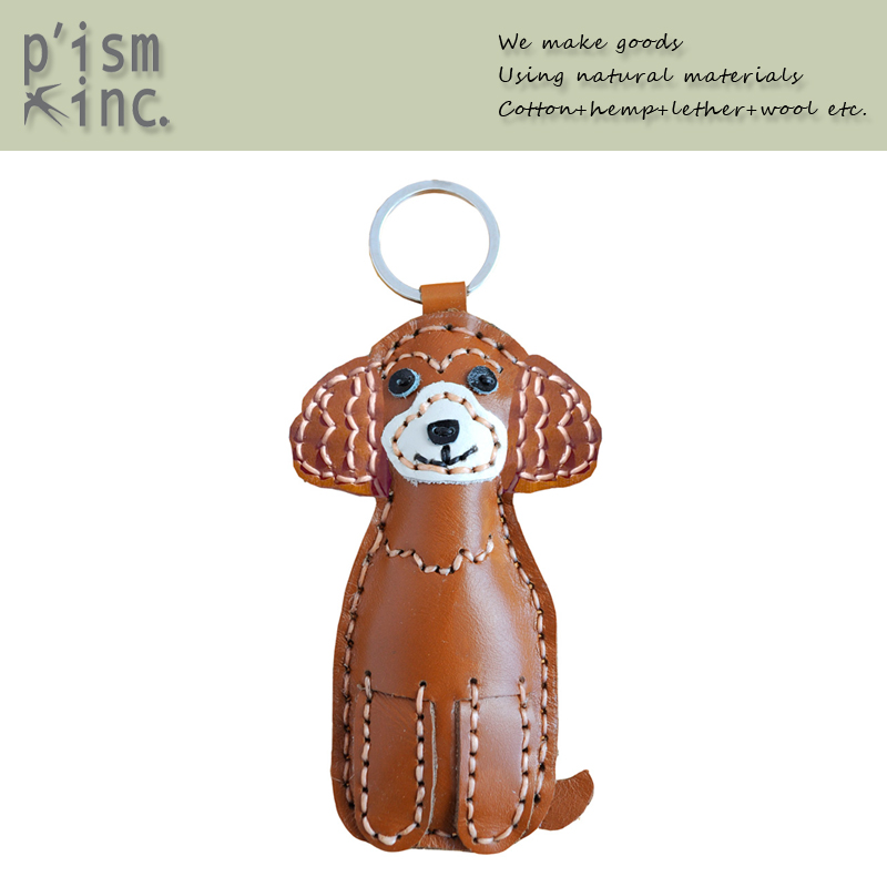 ■ピズム■■2025SS　新作■　レザーkeyホルダー　Toy Poodle