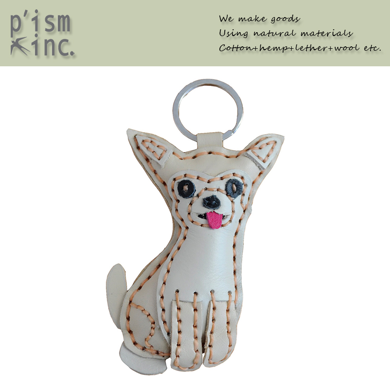 ■ピズム■■2025SS　新作■　レザーkeyホルダー　Chihuahua