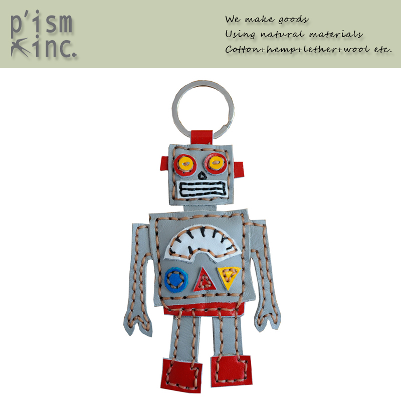■ピズム■■2025SS　新作■　レザーkeyホルダー　Robot