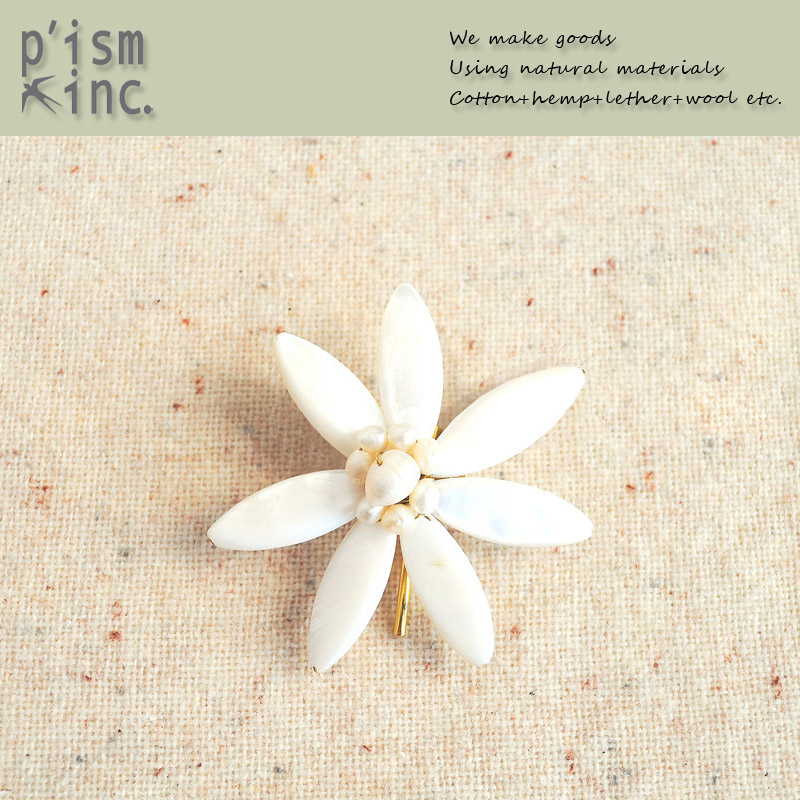 ■ピズム■■2026SS　新作■　パール＆シェル　ポニーフック