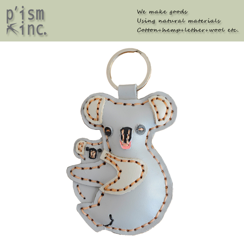 ■ピズム■■2026SS　新作■　レザーkeyホルダー　Koala