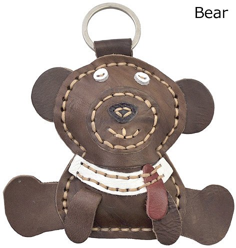 ■ピズム■　レザーkeyホルダー　Bear