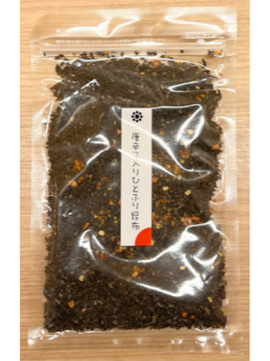 奥井海生堂　海生堂　唐辛子入りひとふり昆布　袋入り　105g