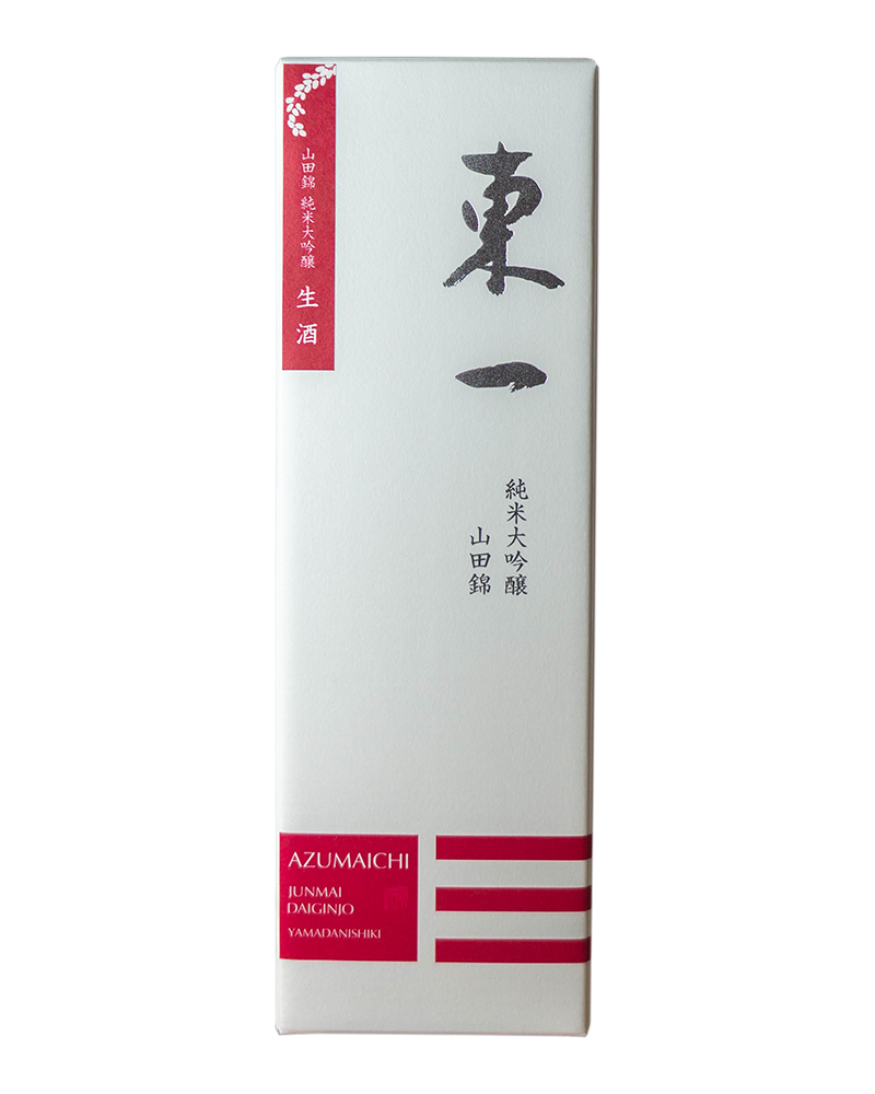 東一　純米大吟醸　山田錦　生酒　720ml（外箱）