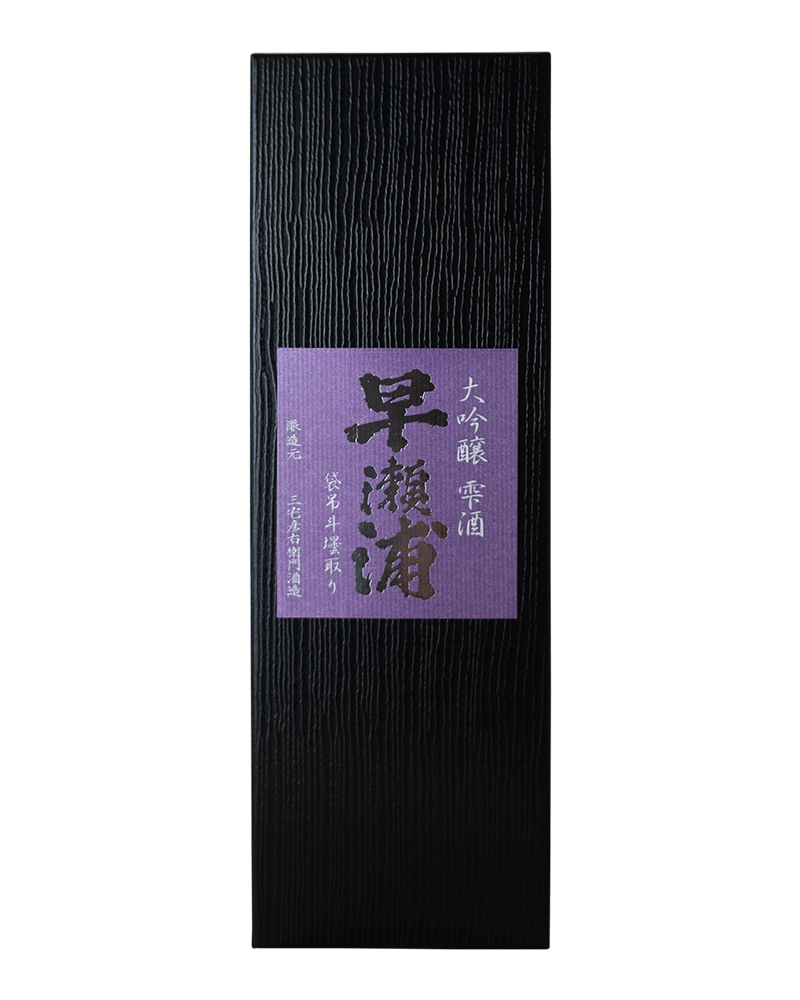 早瀬浦　大吟醸　雫酒　さかほまれ　500ml（外箱）