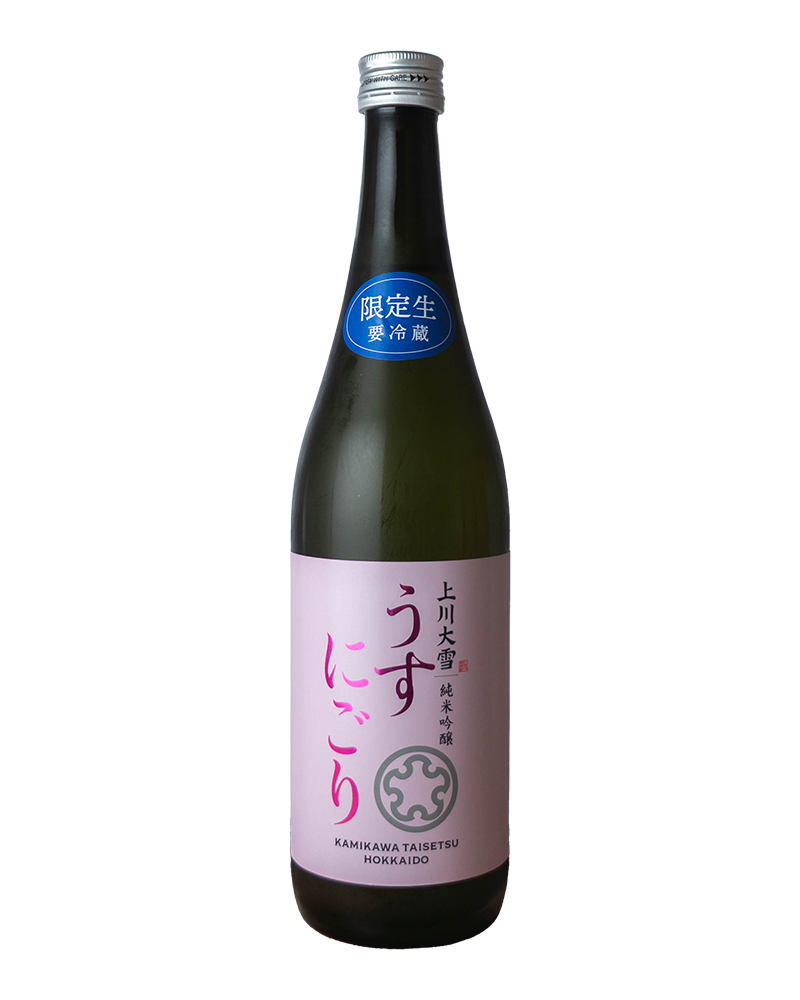 上川大雪　純米吟醸　うすにごり生酒（さくらラベル）