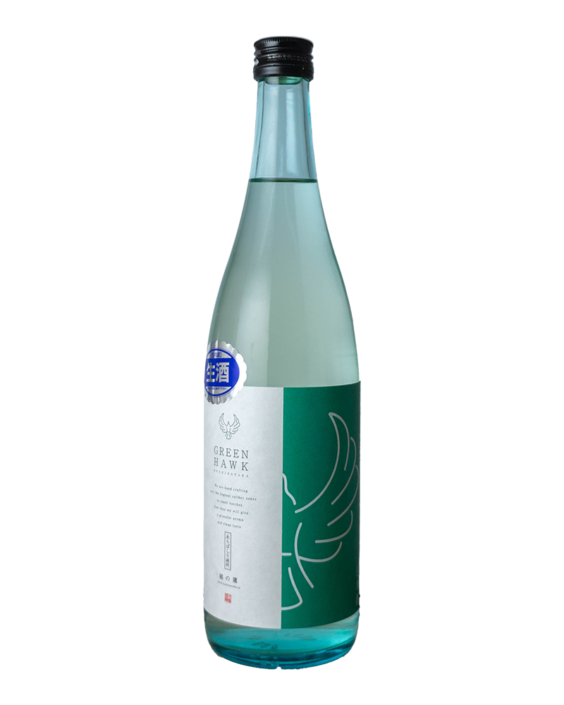越の鷹　あらばしり　純米吟醸　GREEN HAWK　720ml