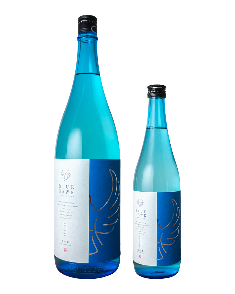越の鷹　純米吟醸　BLUE HAWK（ブルーホーク）
