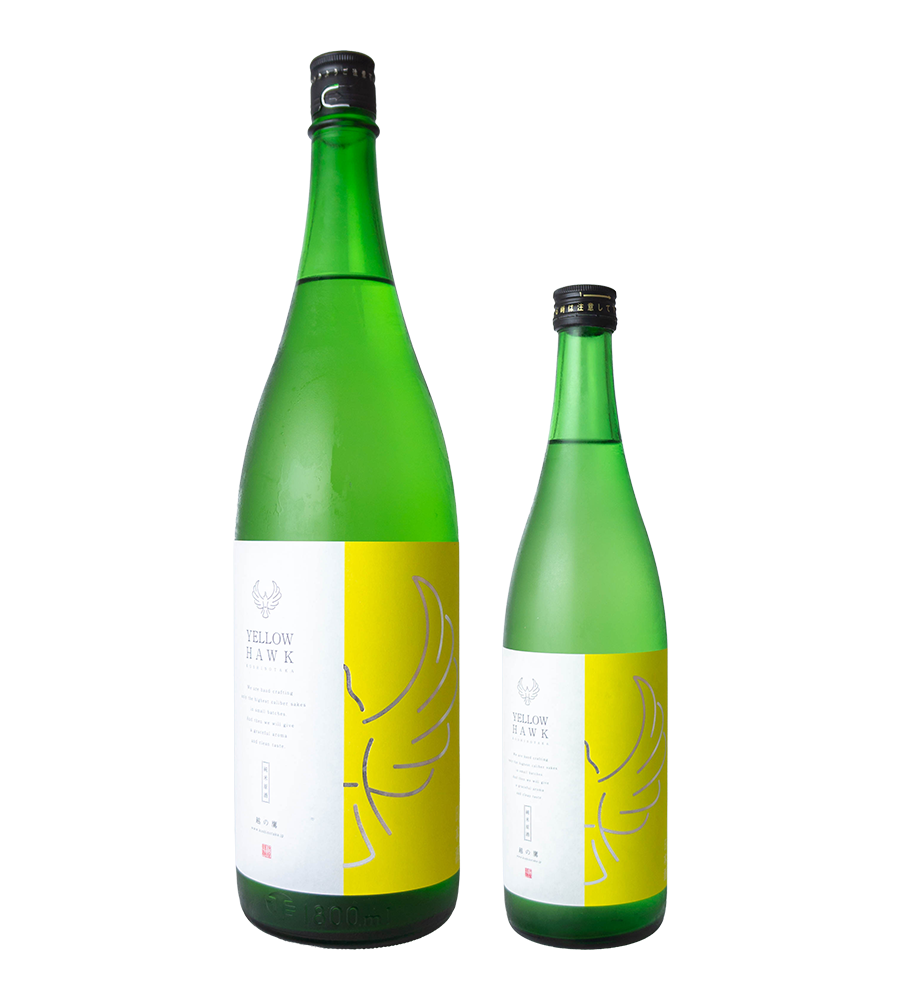 越の鷹　純米原酒　YELLOW HAWK（イエローホーク）