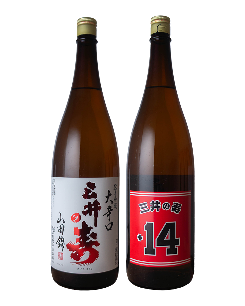 三井の寿　純米吟醸　大辛口　+14　山田錦　1,800ml