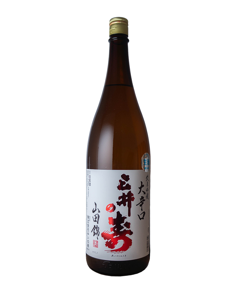三井の寿　純米吟醸　大辛口　+14　山田錦　生　1,800ml（表）