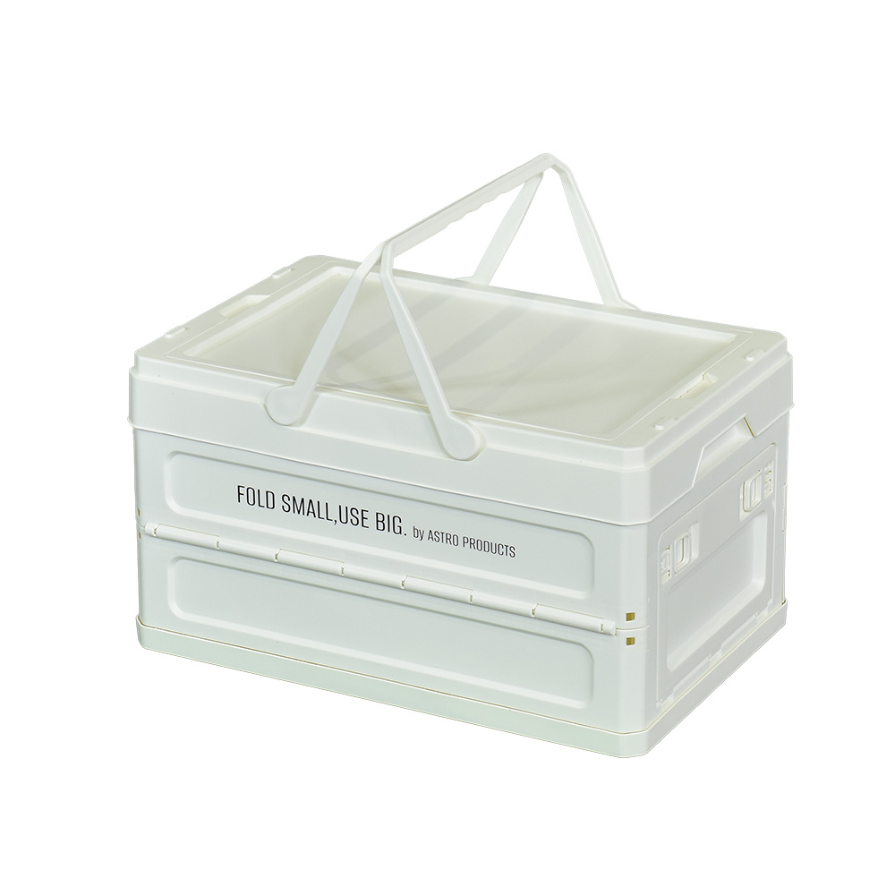 AP 折畳ﾌﾟﾗｽﾁｯｸｺﾝﾃﾅ 22L ﾎﾜｲﾄ OG287