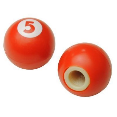 AP ボール型バルブキャップ オレンジ（2個組）